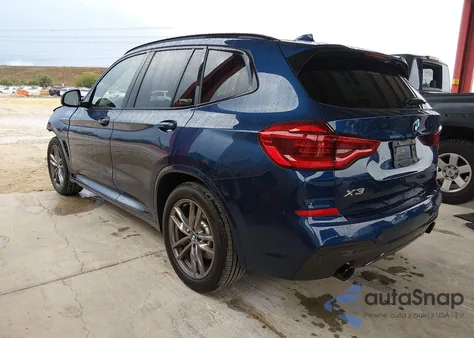 2021 BMW X3 Sdrive30I z USA, uszkodzony, nr VIN 5UXTY3C07M9G72157